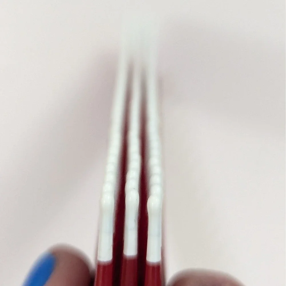 Vtg Mebco 3 Row Detangling Comb Hair 80s 90s Red White Double Twice Dipped